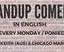 Standup Comedy Night in English! / Every Monday