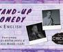 Standup comedy in English (Every Wednesday)