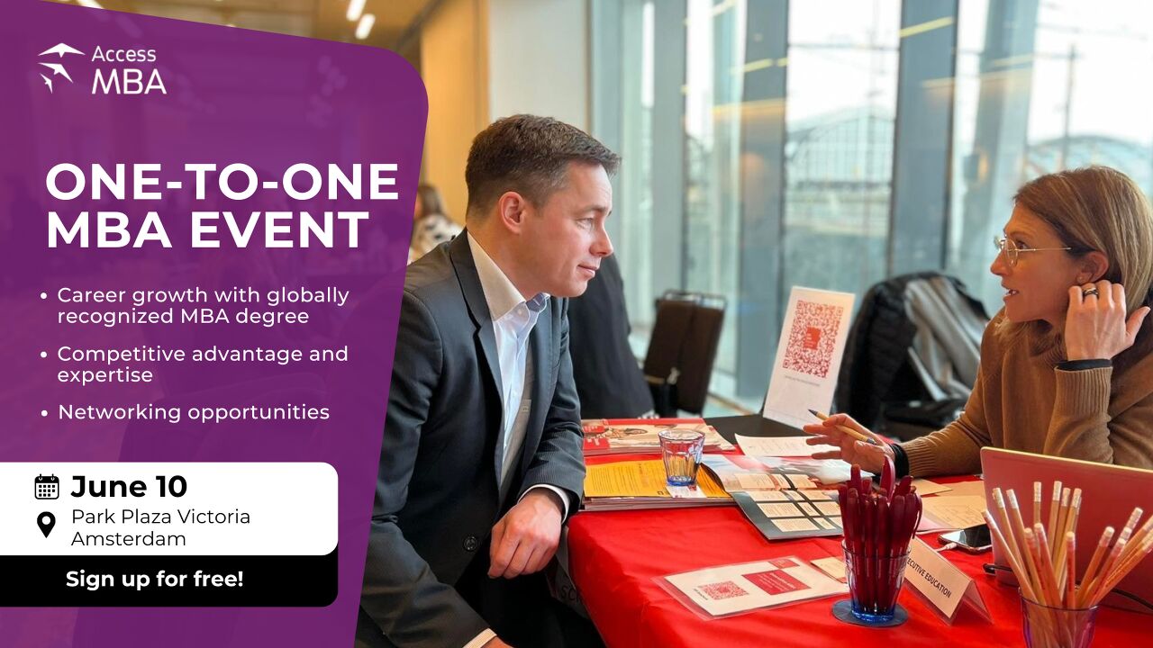 MBA event in Amsterdam on 10th June, Join the Networking Cocktail