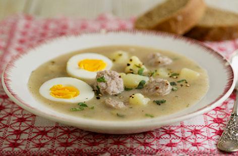 What to eat in Poland : żurek