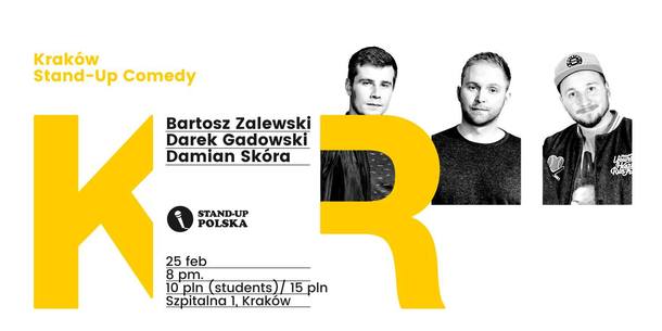 English Stand-up: Bartosz Zalewski, Darek Gadowski, Damian Skora