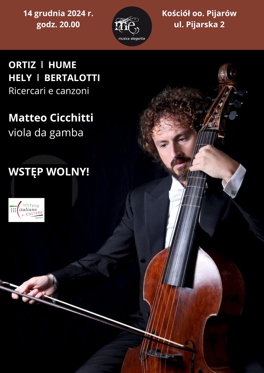 Matteo Cicchitti (viola da gamba) - Ricercari e canzioni