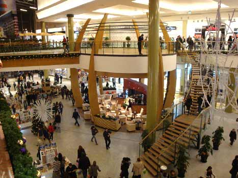 Krakow galerias and shopping malls