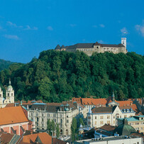 Ljubljana Castle over the Old Town