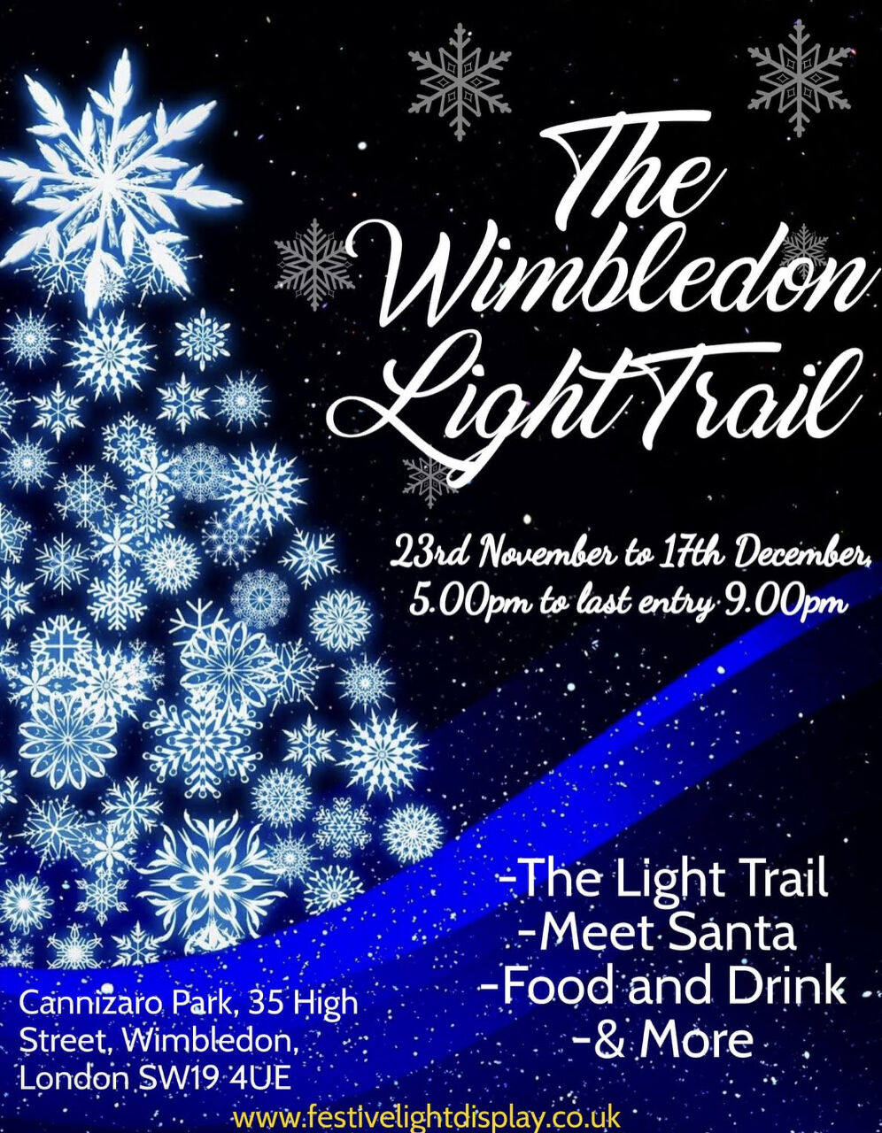 The Wimbledon Festive Light Trail.