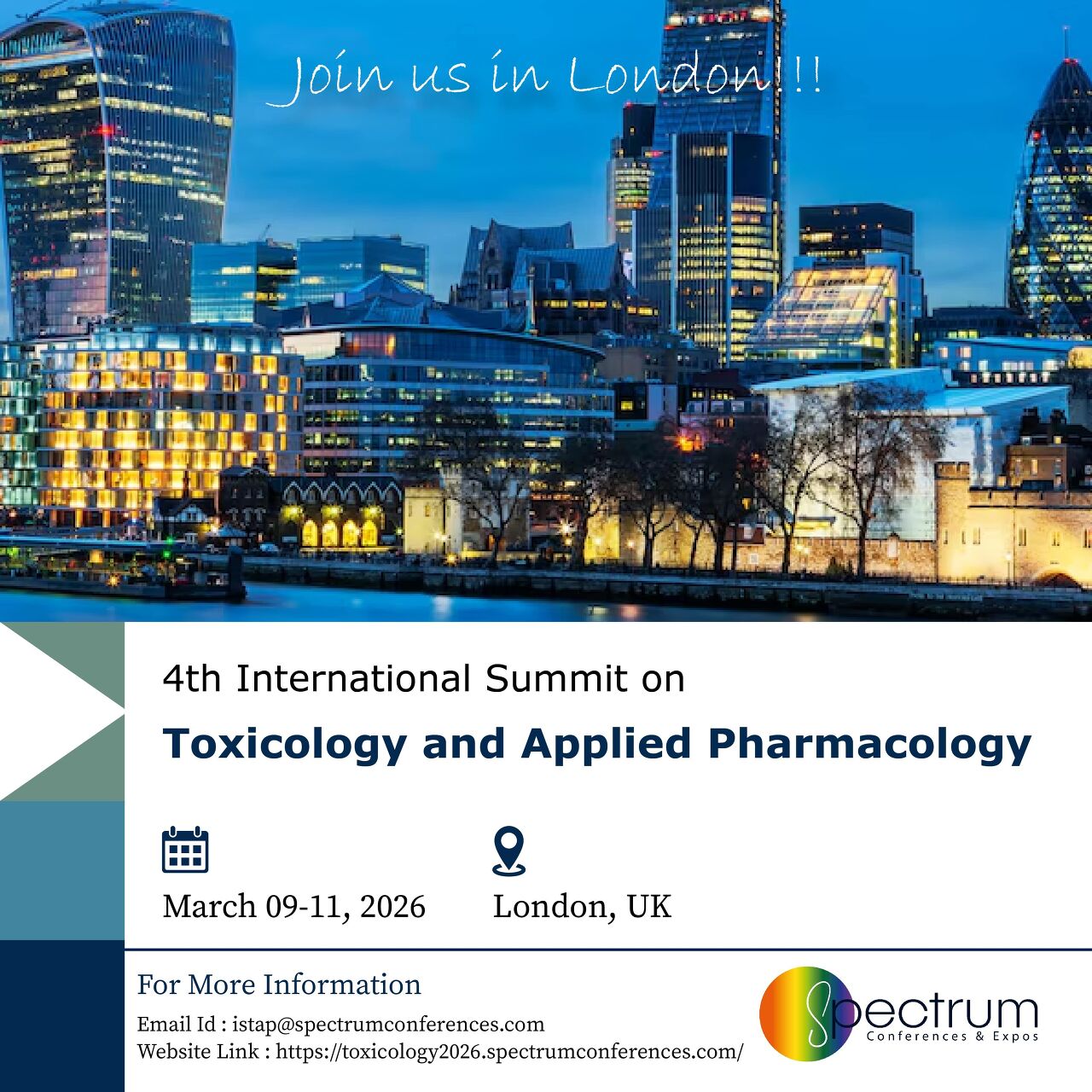 4th International Summit on Toxicology and Applied Pharmacology