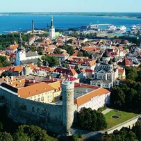 Aerial view of Toompea Castle