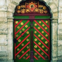 Door of the House of the Brotherhood of Black Heads