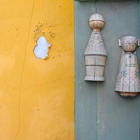 Dolls on Wall