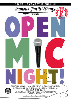 World-Wide Comedy Open-Mic Night!