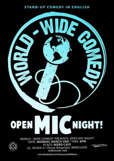 World-Wide comedy Open-Mic Night