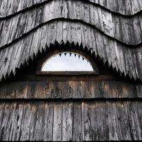Wooden roof in Zakopane